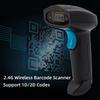 1D 2D Barcode Scanner Handheld USB Wirelss Bar Code Reader Manual Trigger/Auto Continuous Scanning