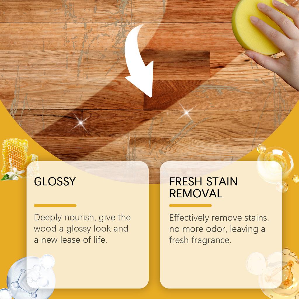 Wood Polishing Beeswax Spray Maintenance, Furniture Polishing, Color , Nourishing, Cracking Wood Spray 120ml