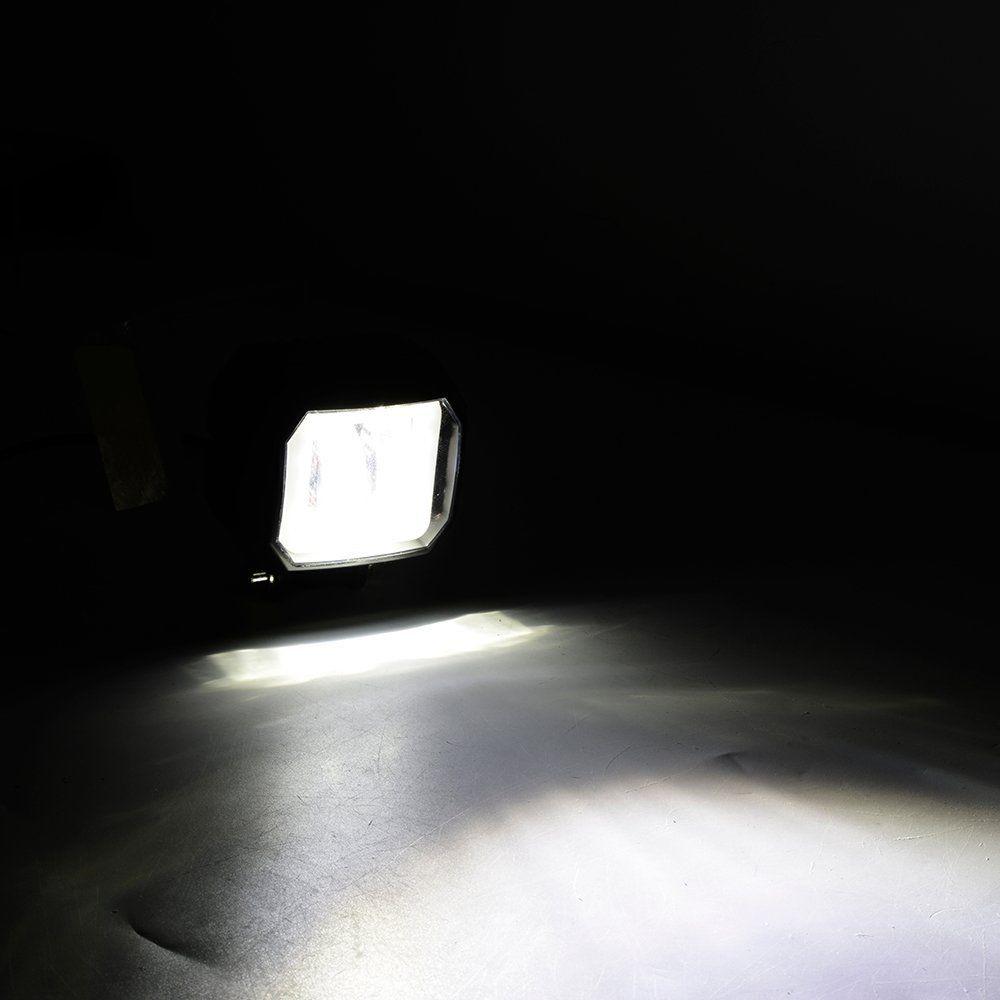 2 шт. 3 дюйма 12 В 24 В 6500 К 40 Вт Водонепроницаемый CREE Светодиодный Ангельские глазки Световая панель Внедорожник Автомобиль Лодка светодиодный Рабочий свет Точечный свет