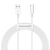 Кабель быстрой зарядки USB-C Baseus 66 Вт, 2 м - Белый (Модель: CATYS-A02)