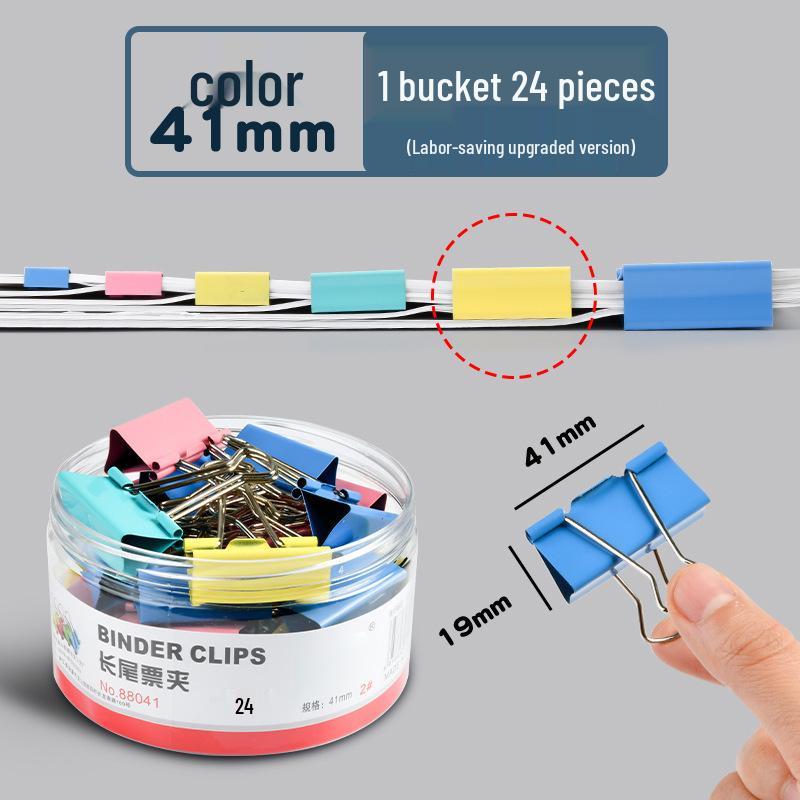 Зажим Моранди с длинным хвостом - Большой дизайн "Ласточкин хвост" и "Феникс" для бумаг и книг