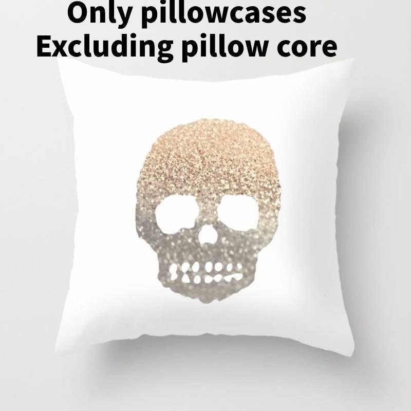 Современная минималистичная хлопковая мультяшная наволочка с буквенным принтом, мягкая плюшевая наволочка из ткани «персиковая кожа»