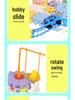 Versatile Electric Gear Rotating Building Blocks Track Car - DIY Children's Educational Assembly Toy with Free Shipping