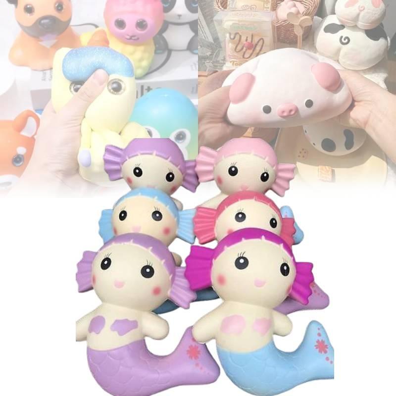 Сквиши Шарм Русалка Медленно Поднимающаяся Коллекция Мягких Игрушек Дети Девочки Кукла Подарок