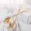 Zinc Alloy Metal Spoon Salad Clip Exquisite Party Self-service Clip Tray Cake Birthday Party Tableware Clip Multifunctional