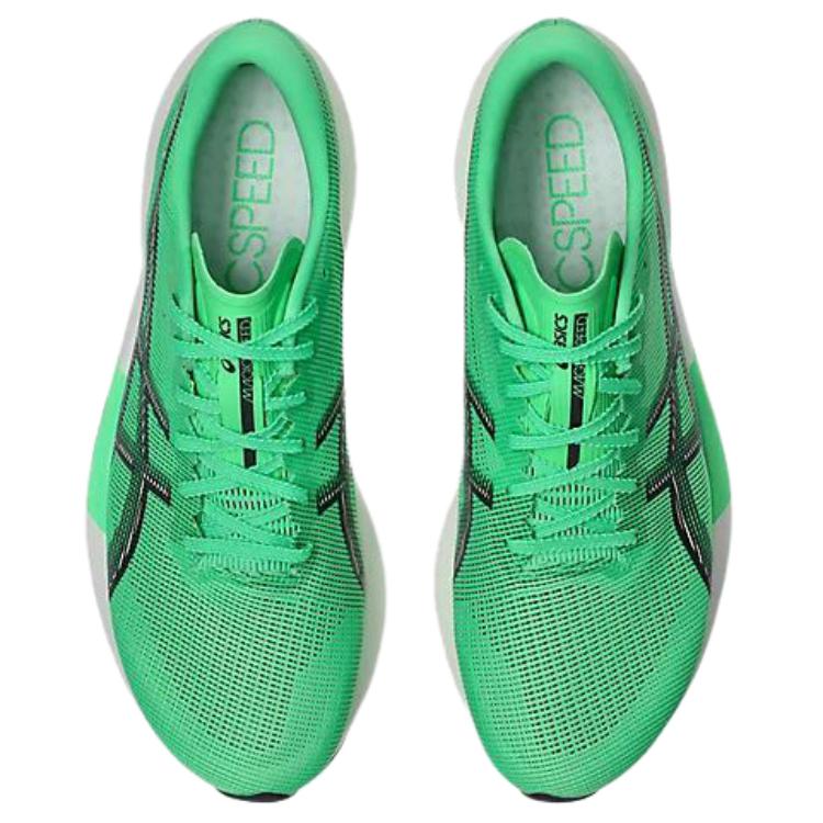 Asics Magic Speed 5 Удобные Легкие Пружинящие Кроссовки для Бега Унисекс кроссовки Зеленый Черный 1013A183-300