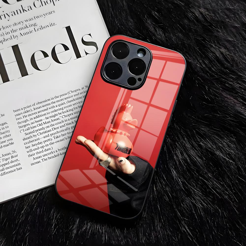 Y-Yungblud Hot Singer Phone Case For IPhone 17 Air 16 E Pro Max 15 14 13 Mini 12 Pro 11 Max Plus Black Glass Cover