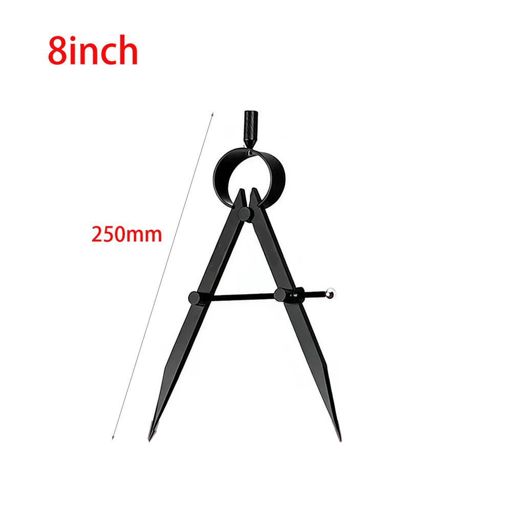 Wing Divider with Spring Mechanism Adjustable Industrial Marking Gauge 6 8 10 12 14 Inch for Metalworking and Carpentry