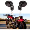 Universal Black Motorcycle Aluminum Rearview Side Mirrors 7/8" Bar End For Cafe Racer Bobber Cruiser Scooter