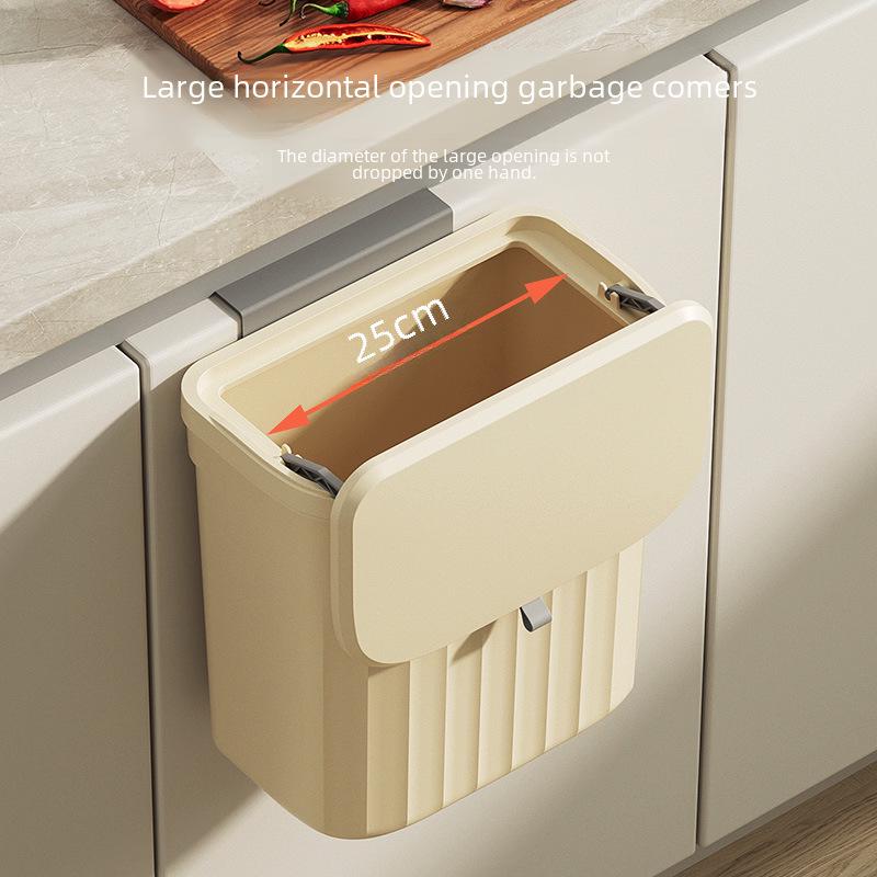 Мусорное ведро с откидной крышкой, монтируемое на стену, для кухни, ванной комнаты или туалета