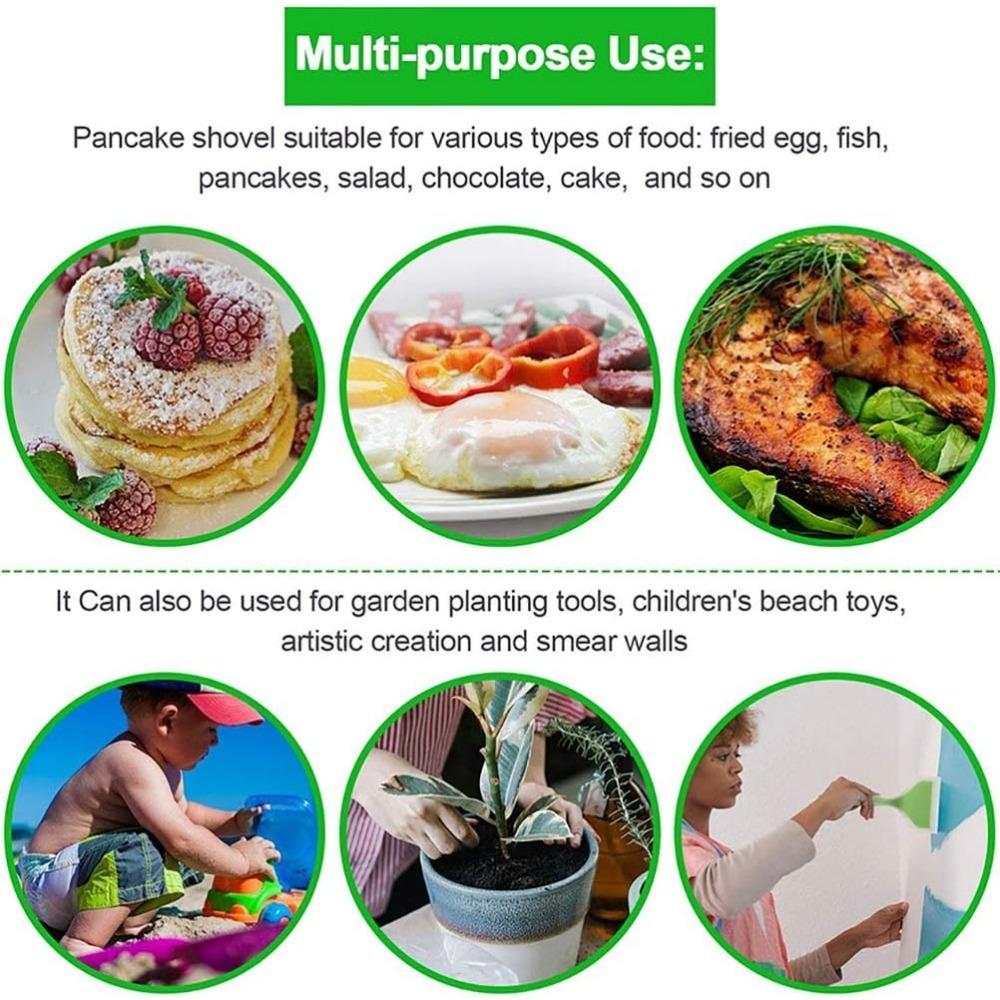 Non-stick Colorful Silicone Scraper, Omelette Spatula, Heat-resistant Flexible Cake Pastry Scraper, Cream Baking Pastry Tool