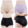 Кружевной Цветочный Послеродовой Формирователь Фигуры Застежка Бесшовное Нижнее Белье Линжери Трусики с Эффектом Подтяжки Ягодиц Женские