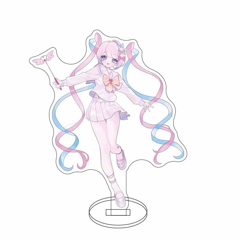 NEEDY GIRL OVERDOSE Акриловая Настольная Фигурка-Подставка Kawaii Игровой Узор 12см Украшение Модель Хранение Рабочий Стол Якорь Подарок