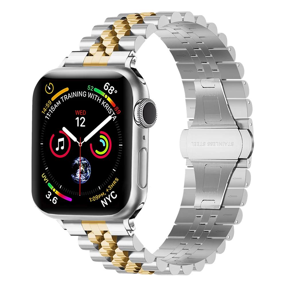 Металлический ремешок для Apple Watch Ultra 3 49 мм 111 10 9 8 7 6 5 4 SE 45 мм 41 мм 44 мм Браслет из нержавеющей стали iWatch 10 46 мм 42 мм Ремень
