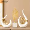 Керамическая статуэтка Nordic Creative Light Luxury Living Room Decoration Скульптуры и статуэтки Аксессуары для офисного стола Декор комнаты