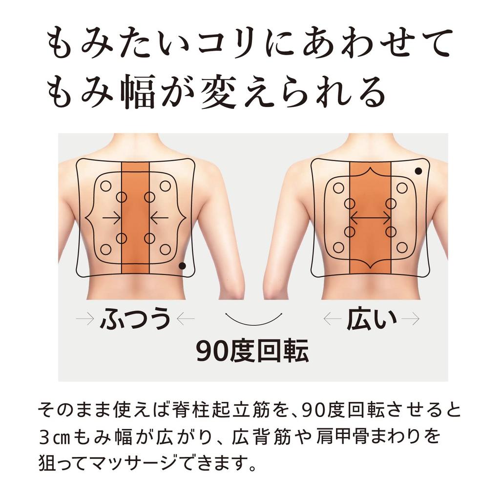 Массажная подушка ATEX Lourdes Premium для шеи, талии, плеч и спины, Double Massage®, оранжево-коричневая, AX-HC319br