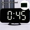 Будильник цифровой электронный умный светодиодный повтор настольный дисплей времени украшение дома 2 порта USB зарядное устройство для iPhone Android Desktop