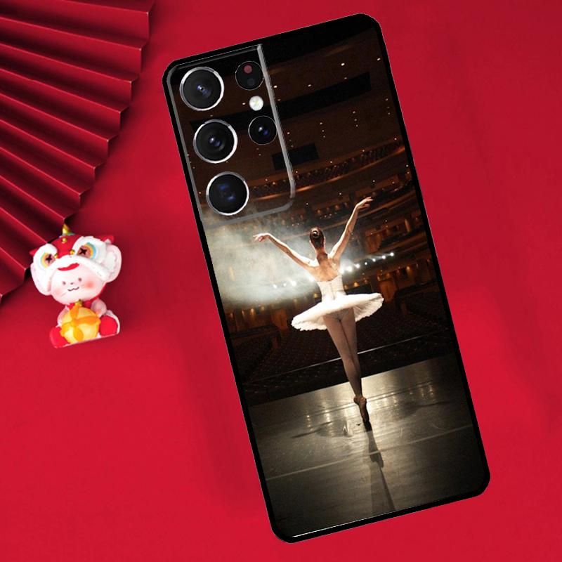 Чехол для Samsung Galaxy S24 Ultra S21 S22 S20 S23 S25 Ultra Plus S9 S10 S25 FE с изображением девочки-балерины Балетный Танцор Cover Funda