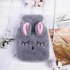 Plush Rabbit Hot Water Bag Winter Hand Warmer With Insulating Cover Feet Warmers Reusable Warm Bottle for Pain Relief Therapy