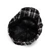 Кепка в клетку в стиле ретро, женская восьмиугольная кепка, весна-лето, кепка газетчика