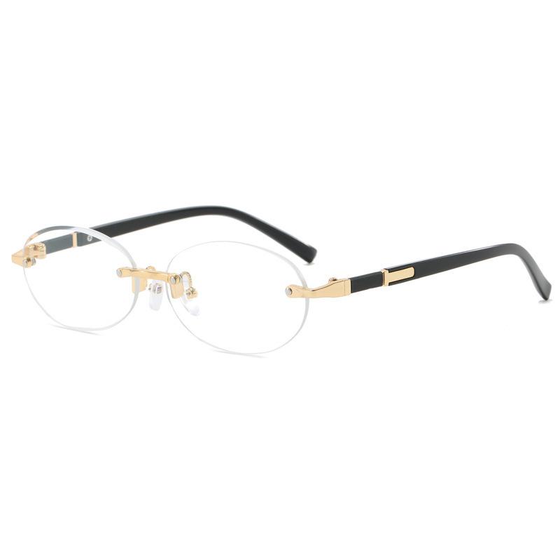 Trendy Frameless Cut-Edge Sunglasses for Women: High-End Personalized Hip Hop Eyewear