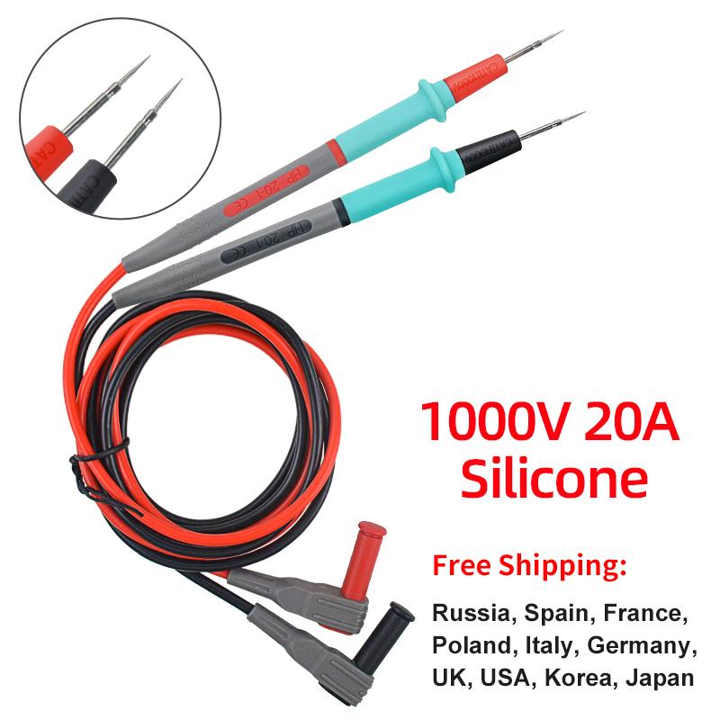 Test Lead Multimeter Leads Kit Cable Set Digital Multimeter Needle Tip Meter Multi Meter Tester Lead Probe Wire Pen Cable