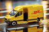 Масштабная модель автомобиля Tiny City Sprinter FL DHL, литой металл 1/76 №90 Mercedes-Benz