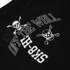 Vans Футболка с длинным рукавом, повседневная, удобная, мягкая, универсальная, с заниженной линией плеч, женские топы, черная VN0A5ASBBLK