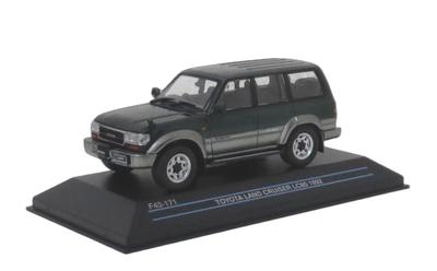First43 Масштабная модель Toyota Land Cruiser LC80 1992 Года Готовая Универсальная Литая Модель для Автомобилей Toyota 1/43 Зеленый/Серый Модель,