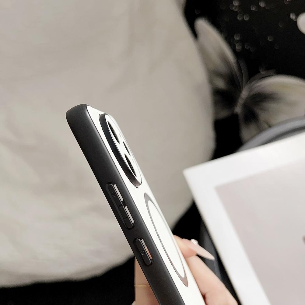 Магнитный беспроводной чехол Magsafe для POCO F7 Ultra F7 Pro X7 Pro poco F6 Pro X6 Pro M6 F5 Pro C75 C65 Однотонный кожаный чехол