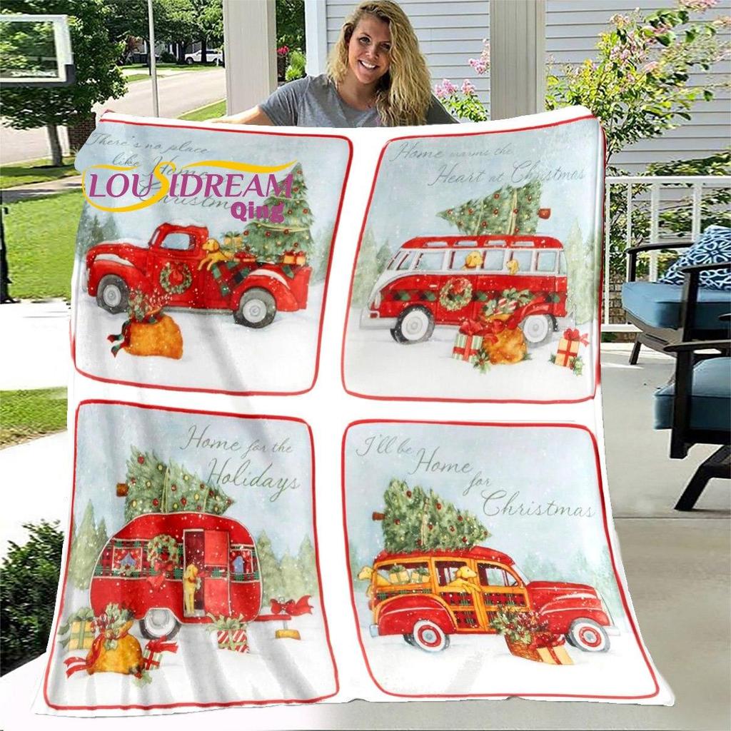 Одеяло с Рождеством, мягкое одеяло, пылезащитный чехол, диван-кровать, одеяла для взрослых, украшение для дома