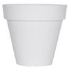 Pot de fleurs - RIVIERA - Soleilla rond - 49 x 45cm - Blanc