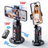 360 Rotation Follow-up Gimbal Stabilizer Monopod Desktop Tracking Gimbal with Remote for Phone Tiktok Live Photography
