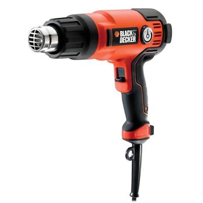 Проводной строительный фен - BLACK+DECKER - KX2200K-QS - 2200 Вт - макс. 645°C - 2 скорости потока воздуха