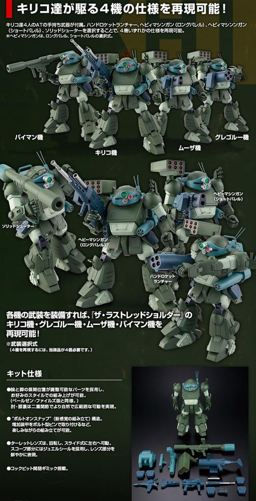 BANDAI SPIRITS Armored Trooper Votoms Scope Dog Turbo Custom Last Red Shoulder Shop 1/20 ATM-09-STTC (Версия) [Только онлайн]