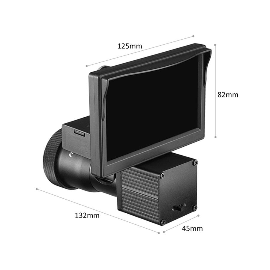 FIRE WOLF 5,0-дюймовый дисплей Siamese ночное видение HD 1080P осциллограф камера инфракрасный осветитель прицел для винтовки оптическая система для охоты