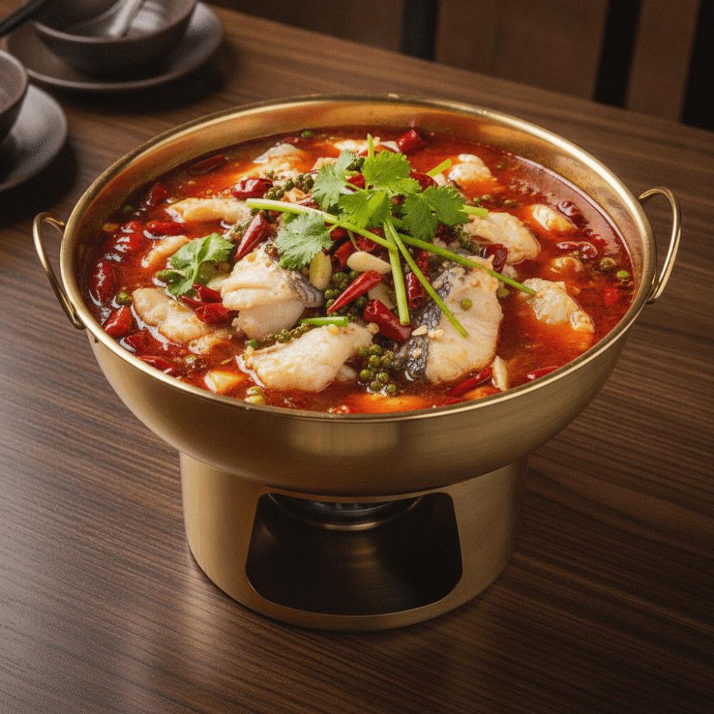 Double Ear Dessert Hotpot Thickened Charcoal Hot Pot Trendy Tom Yum Hot Pot Restaurants