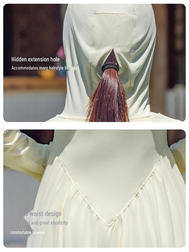 Женская облегающая куртка Ice Silk Sun Protection Jacket - длинная, легкая, с защитой от ультрафиолета на лето 2024 г.