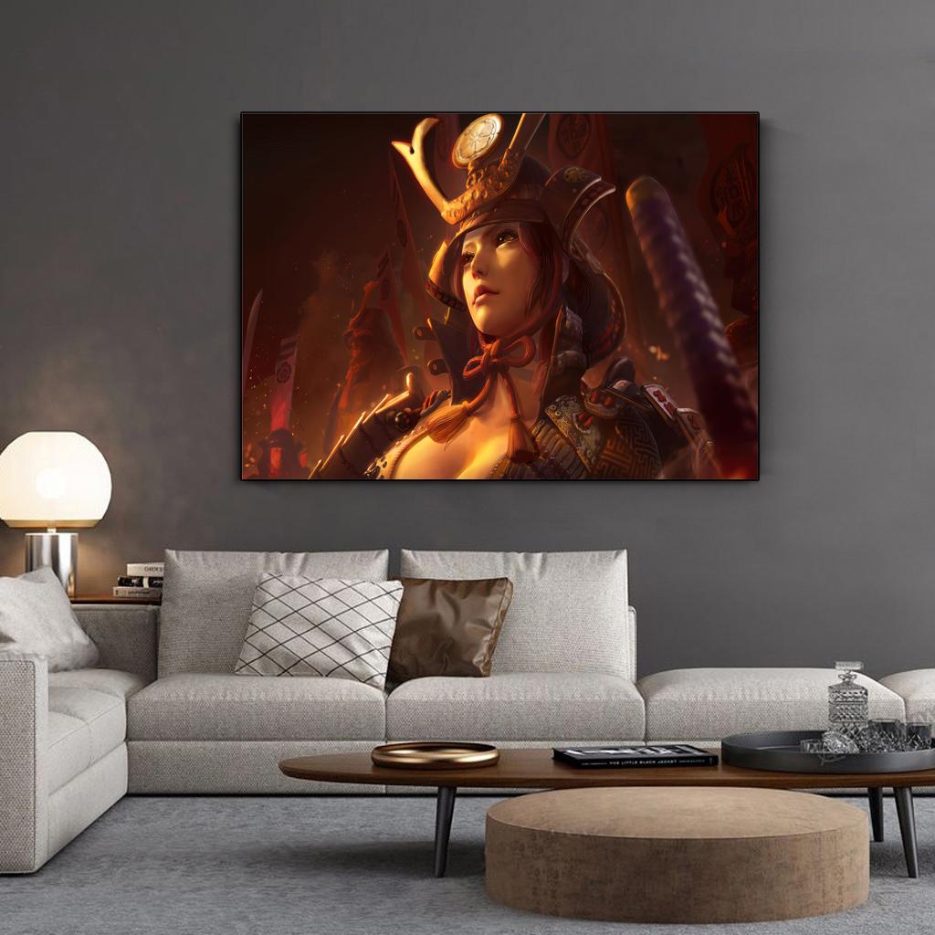 HD Красота Аниме Игры Фэнтези Девушки HD Печать Холст Модульная Живопись Домашнее Украшение Плакаты Гостиная