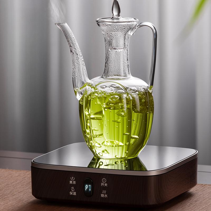 Чайник GIANXI Home с ручкой, имитация дизайна песни, электрическая керамическая духовка, стеклянный чайный сервиз, китайский чайник для кунг-фу пуэр