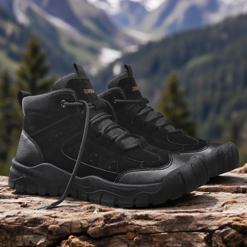 TUINANLE Мужские походные ботинки для активного отдыха, кемпинга, альпинизма, треккинговые кроссовки для мужчин, повседневные ботинки с высоким берцем