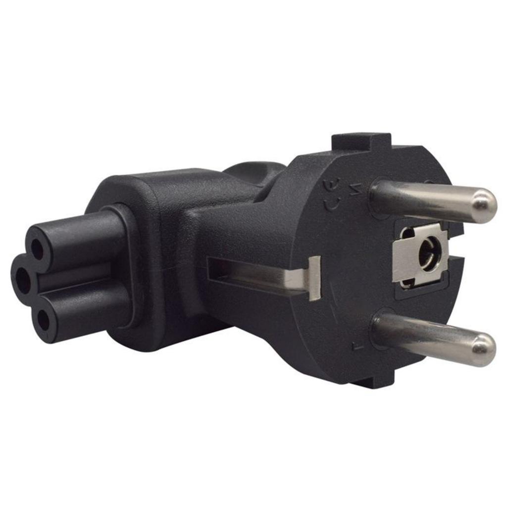 EU4.8mm в C5 прямоугольный силовой преобразователь вилка 2Pin в C5 силовые преобразователи адаптер