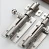 Stainless Steel F-type Door Lock Brushed Silver Door Lock Fashion Door Bolt  Cabinet