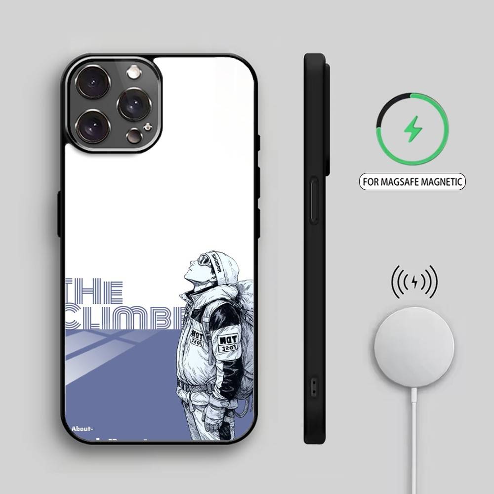 The C-Climber K-K2 Phone Case For iPhone17,16,15,14,13,12,11 Plus,Pro Max Magnetic For Magsafe Wireless Charging