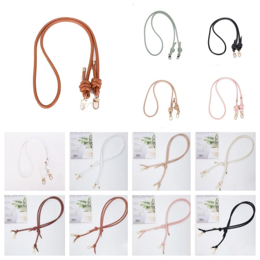 PU Leather Adjustable Shoulder Strap Solid Color Replacement Belt  Handbag Belt Replacement