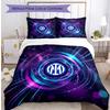 Borussia Dortmund Pattern Printed 3PCS Bedding Set Soft Skin-Friendly Washable Duvet Cover & Pillowcases Set All Season Bedroom