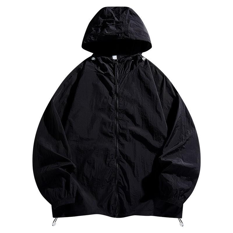 Lightweight Breathable UPF50 Sun Protection Hooded Jacket Men Women Outdoor Activities