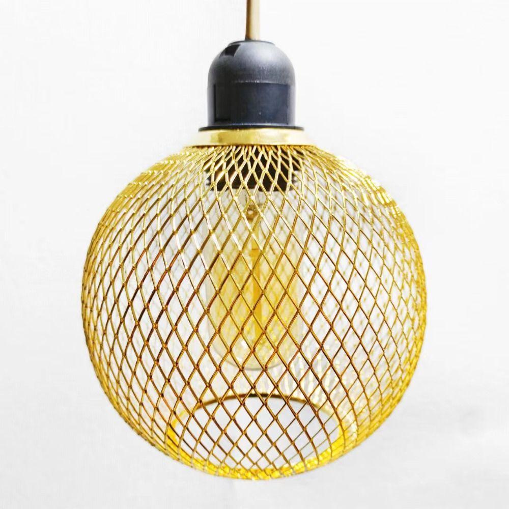 Hollow Out Lamp Covers Mesh Ball Chandelier Lampshade Shell Pendant Lamp Shade  Hot Pot Shop