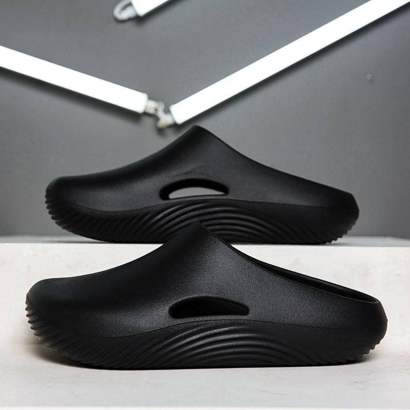 2025 New Men Slippers Indoor Garden Clogs Water Proof Chef Shoes Beach Sandal Slippers For Pet Workers Outdoor Fishing Shoes