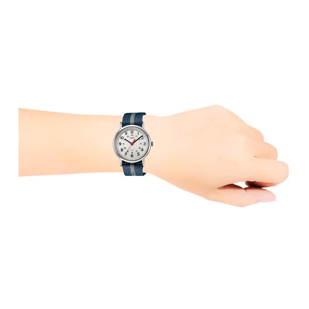 Часы Weekender T2N654 TIMEX Brass Mineral Glass Nylon Cream [Timex] -